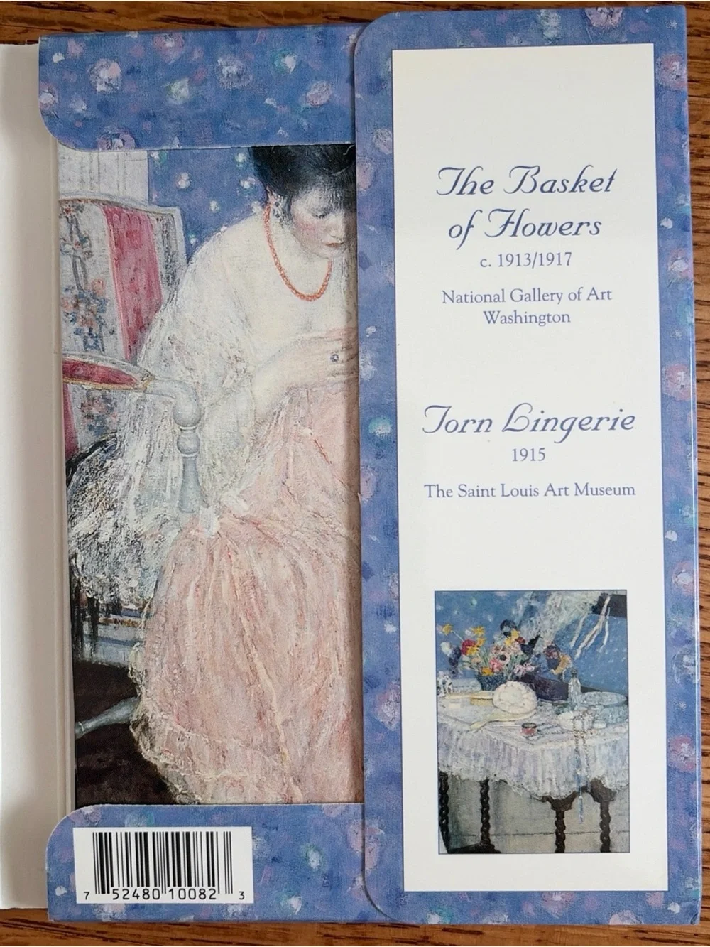 Vintage 2000 Julia Bell NoteWallet Frederick Carl Frieseke Art Notecard Set 10ct